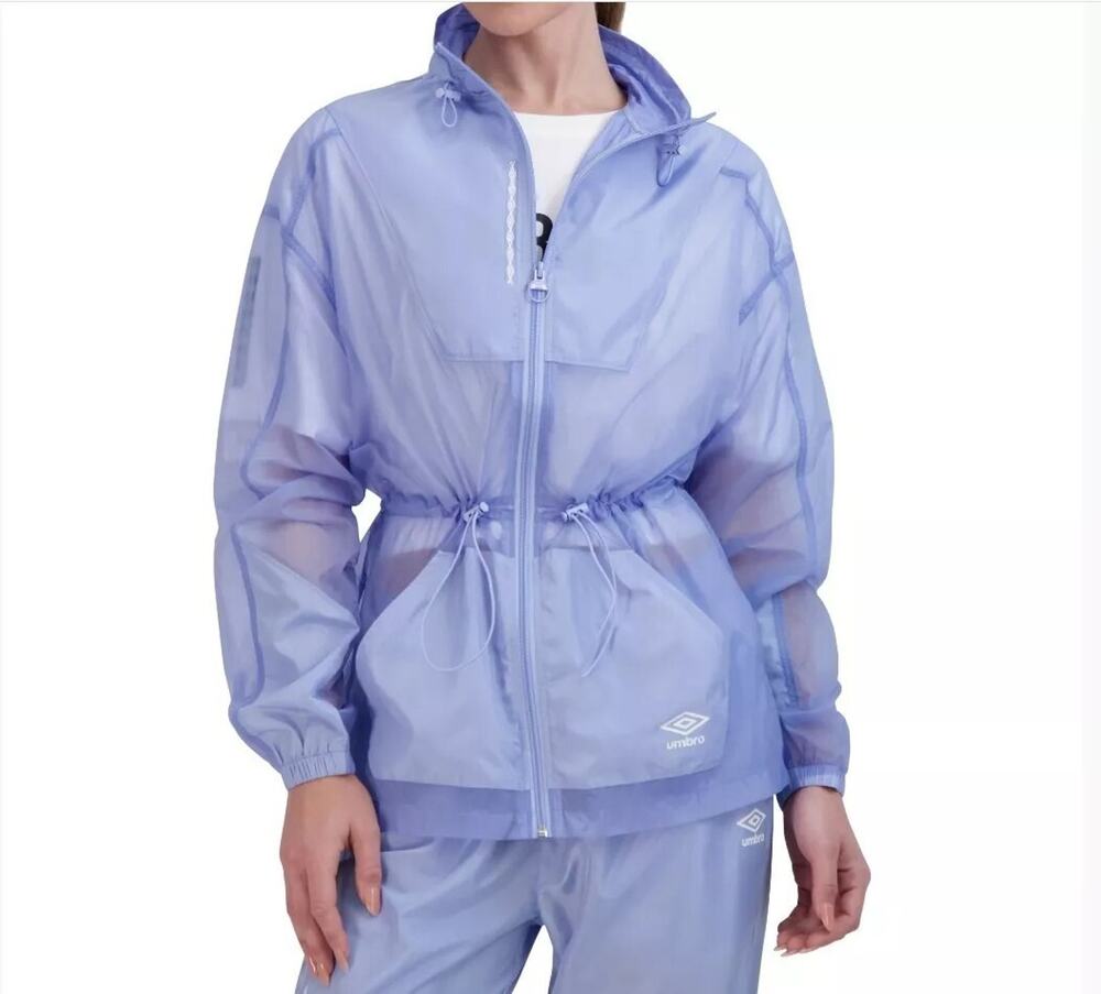 Umbro Women's Layering Shell Jacket Blue Marshmallow Size Small UUL1UBPR-U80